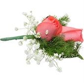 胸花-粉玫瑰2枝